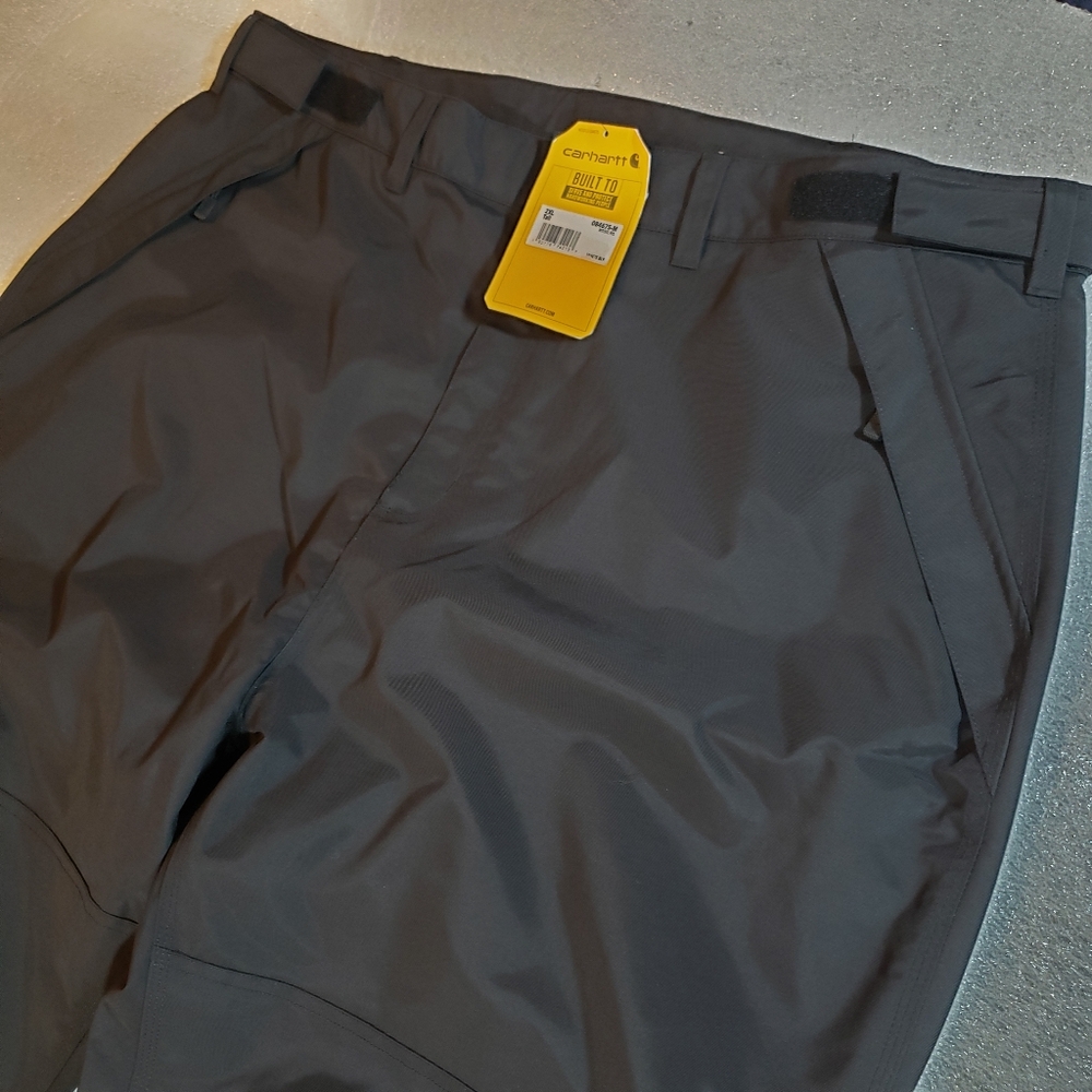 NWT Carhartt Men's 2XLT Storm Defender Loose Fit Heavyweight Rain Pant 0B4675-M